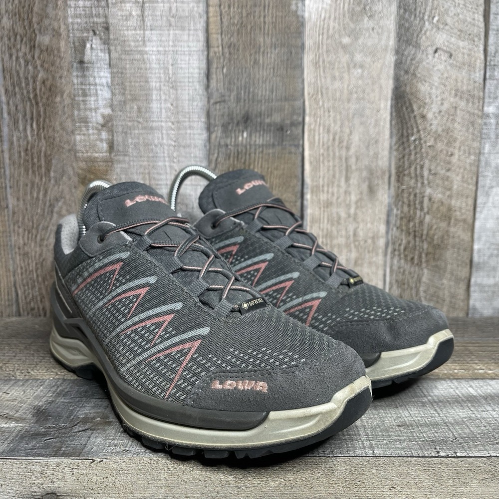 Womens Lowa Ferrox Pro GTX Low Gray Athletic Trail Running Sneakers Shoes Size 7